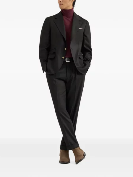 Sacou Brunello Cucinelli de lână negru