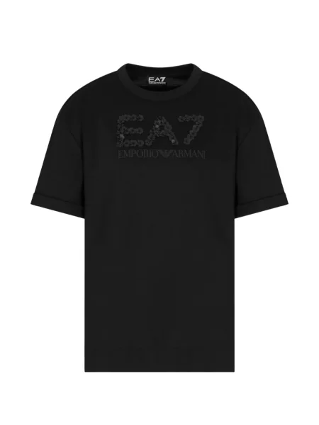 Tricou Ea7 Emporio Armani cu paiete negru