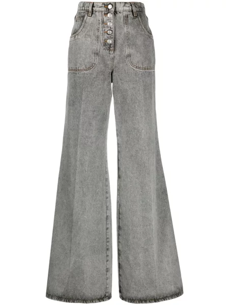 Blugi evazați Etro cu broderie