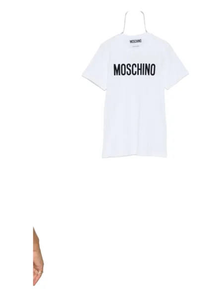 Tricou Moschino cu imagine alb
