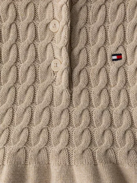 Tommy Hilfiger рокля тип пуловер от бежово