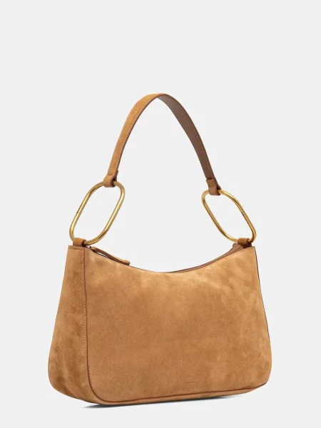 Замшева сумочка Twinset коричневий