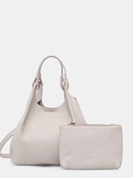 Torebka crossbody Gianni Chiarini skórzana biała