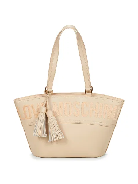 Kabelka LOVE MOSCHINO Écru béžová