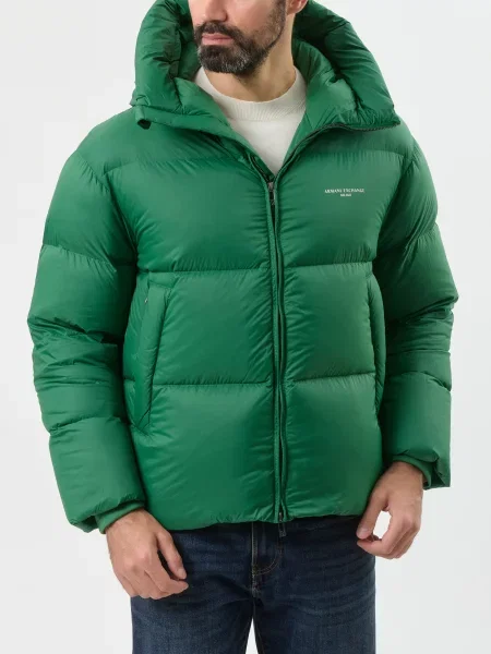 Пуховик Armani Exchange зелений