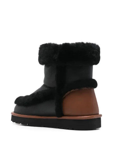 Botine Chloé din piele negru