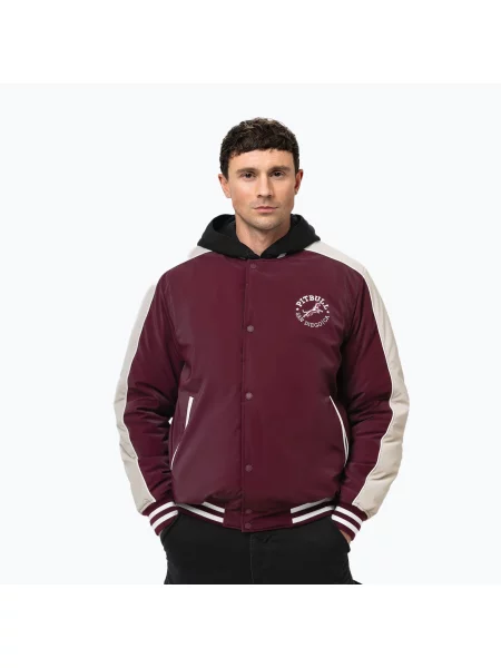 Куртка Pitbull West Coast бордовая