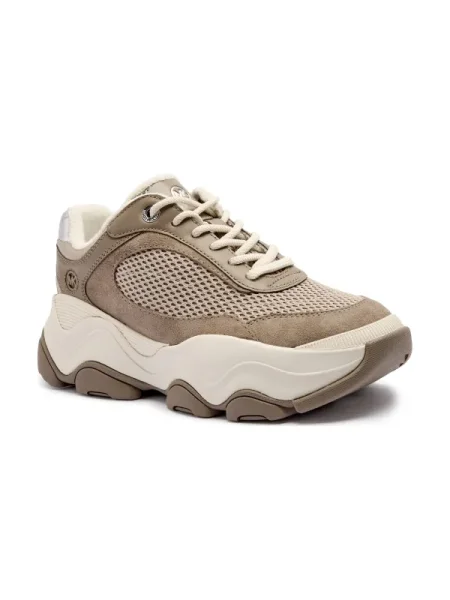 Michael Kors Bőr sneakers tornacipő ATLAS bézs