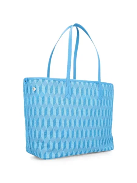 Τσάντα shopper Au Départ ζακάρ μπλε