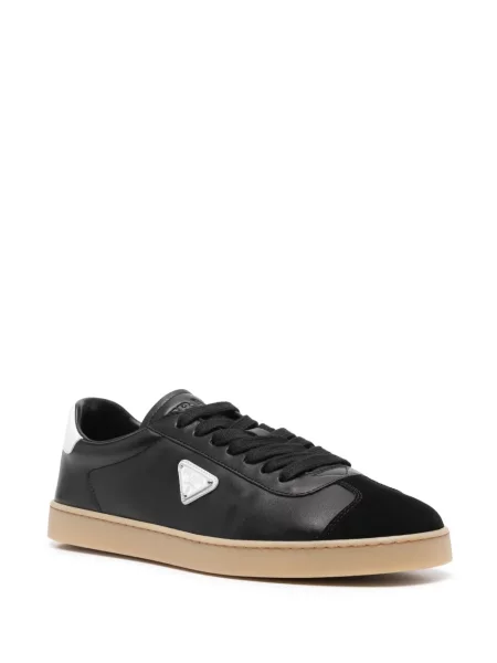 Sneakerși Prada din piele negru