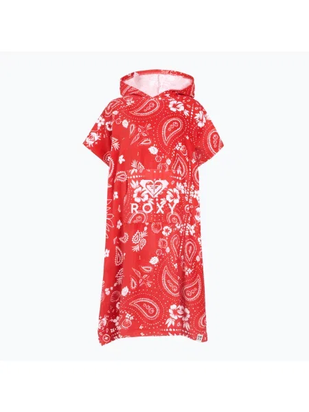 Poncho pentru femei ROXY Stay Magical Printed hibiscus boho bandana bico
