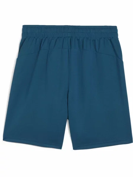 Młodzieżowe szorty treningowe Olympique Marsylia PUMA Ocean Tropic White Blue białe