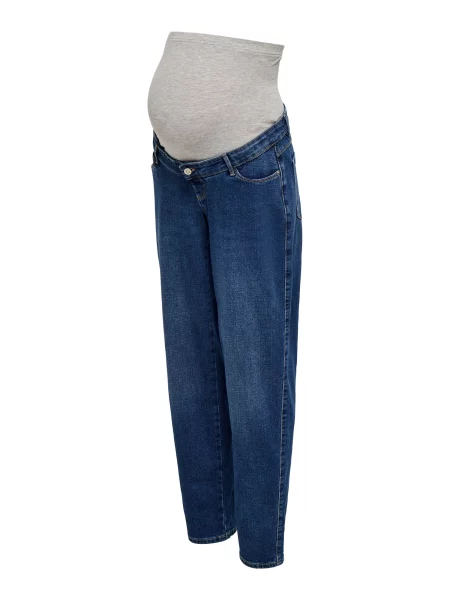 Only Maternity Jeans OLMSNOW închis albastru