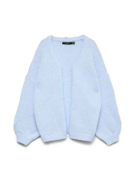 Vero Moda Curve Geacă tricotată VMCMaybe deschis albastru