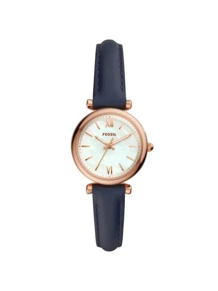 FOSSIL Ceas analogic albastru cobalt / auriu roz alb