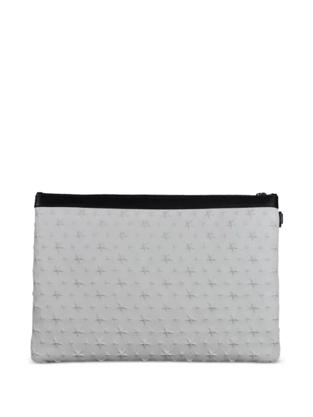 Geantă Jimmy Choo cu tepi alb