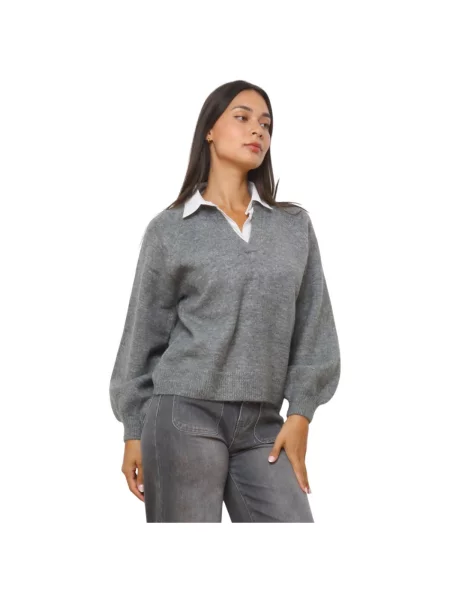 Pulover La Modeuse gri