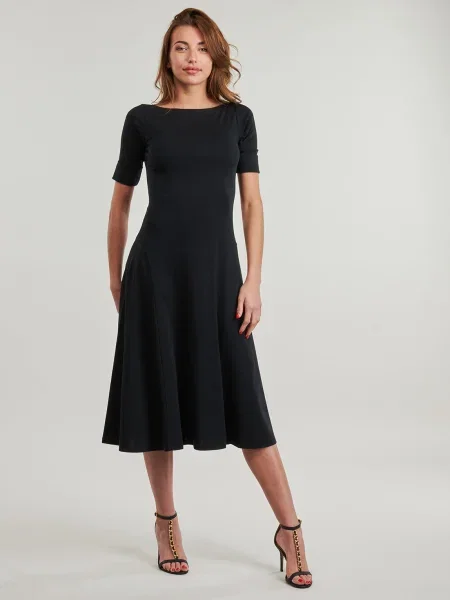 Oblekové šaty Lauren Ralph Lauren čierna