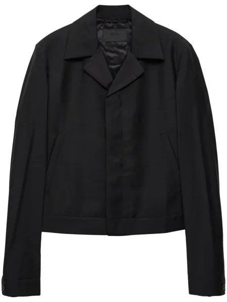 Geacă Prada de lână negru