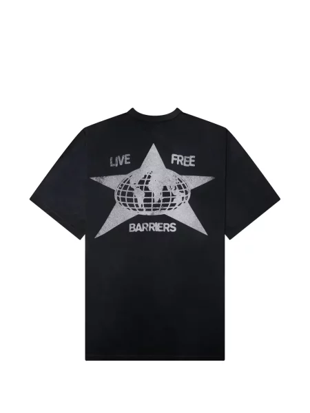 Tricou Barriers cu imagine negru