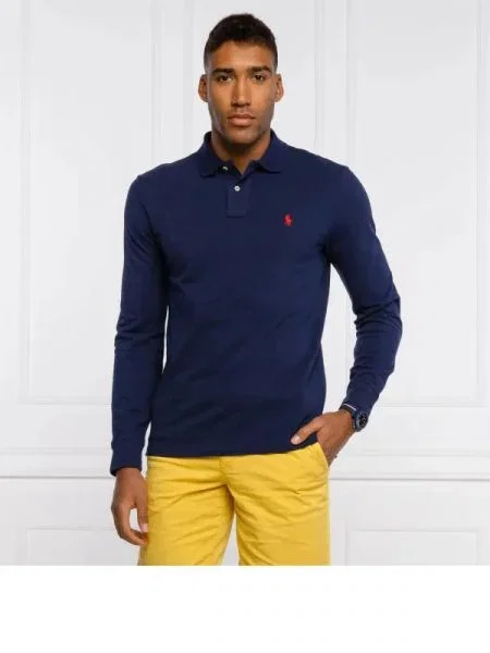 POLO RALPH LAUREN Tenisz póló | Custom slim fit kék