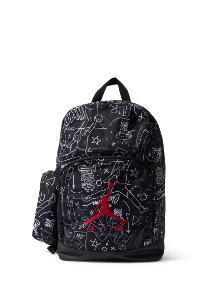 Jordan Rucsac JAN AIR RAID gri deschis / roși aprins negru