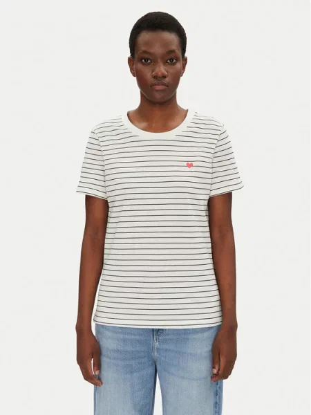 Fransa T-Shirt Regular Fit λευκό