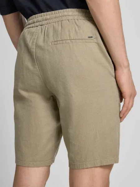 Szorty z mieszanki bawełny i lnu model ‘LINUS’ Only & Sons