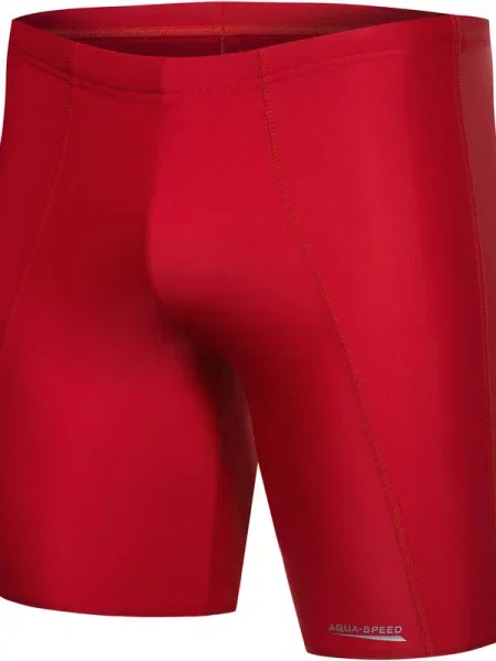 Hosszú fürdőruha Aqua Speed piros