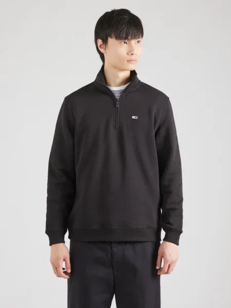 Palton Tommy Jeans negru