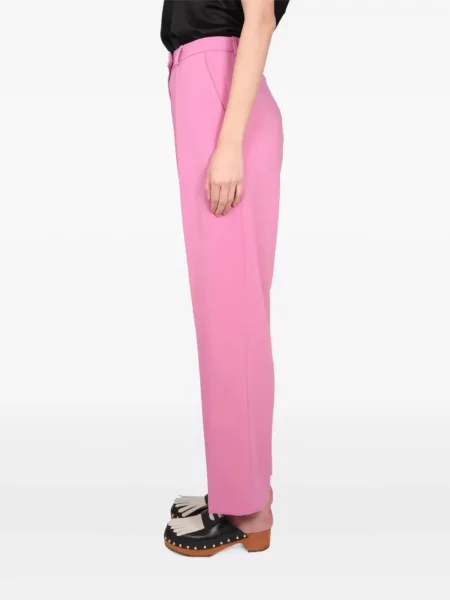 Pantaloni Alysi plisate roz