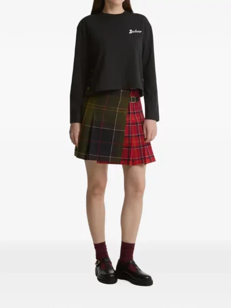 Fusta mini Barbour International roșu