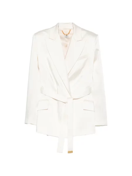 Cu centură sacou Elisabetta Franchi din satin
