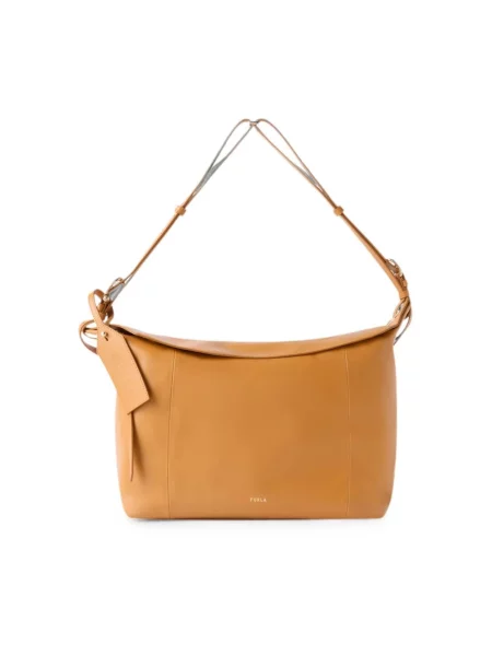 Torebka Furla skórzana brązowa