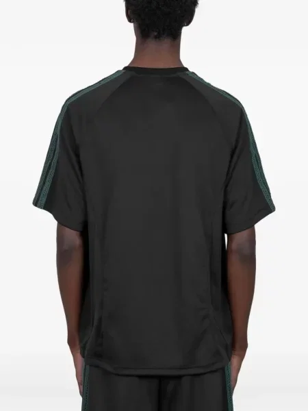 Tricou Adidas cu dungi din dantelă alb
