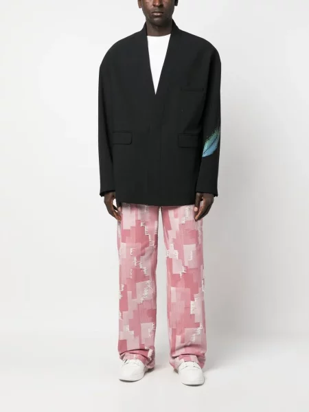 Sako Marcelo Burlon County Of Milan z peří černé