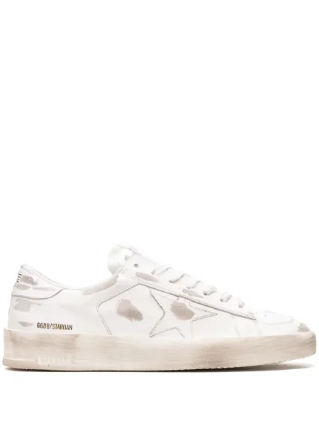 Sneakerși Golden Goose Stardan din piele alb