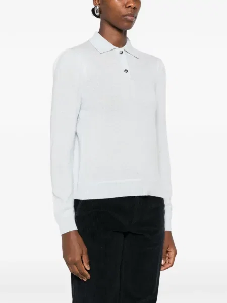 Πλεκτό μακρύς polo Allude μπλε