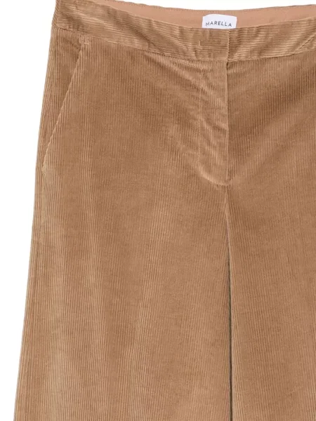 Pantaloni palazzo Marella de catifea cord