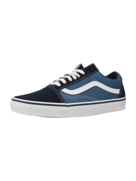 VANS Rövid szárú sportcipők Old Skool / fekete / fehér kék