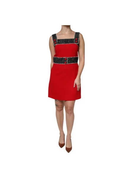 Sukienka mini Dolce And Gabbana czerwona