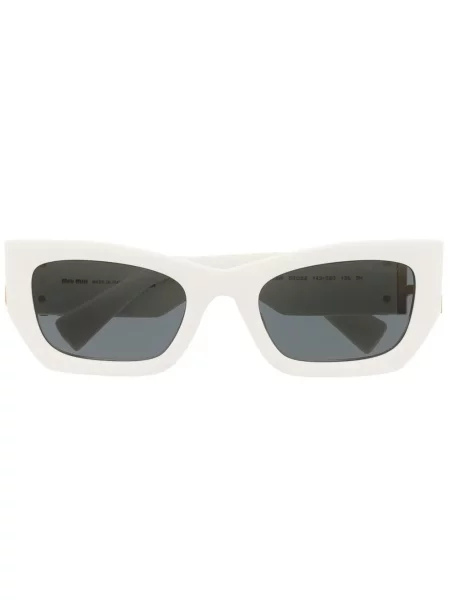 Ochelari de soare Miu Miu Eyewear alb