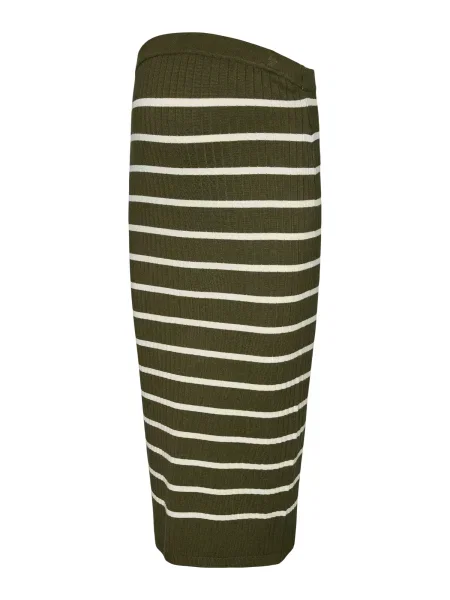 MAMALICIOUS Fustă MLNEWSIV oliv alb