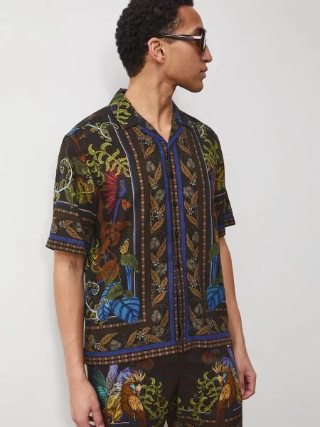 Medicine košulja za muškarce s primjesom lana