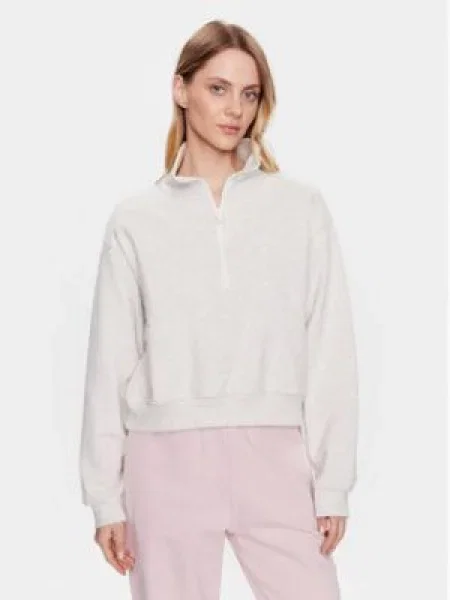 New Balance Mikina Sivá Oversize