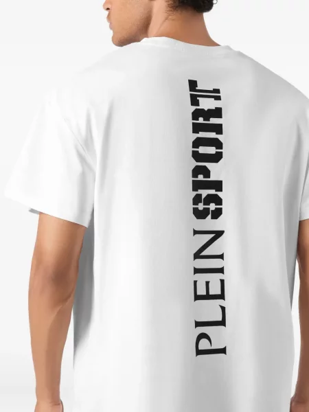 Tricou Plein Sport cu imagine alb