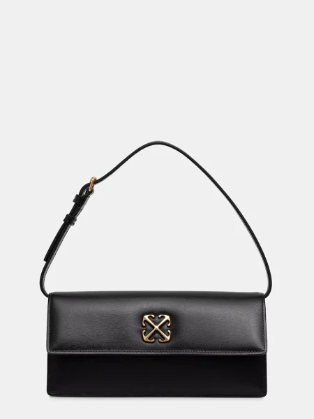 Geantă plic Off-white din piele plic alb