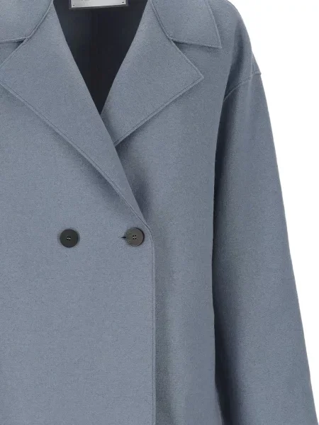 Płaszcz Harris Wharf London dwurzędowy szary