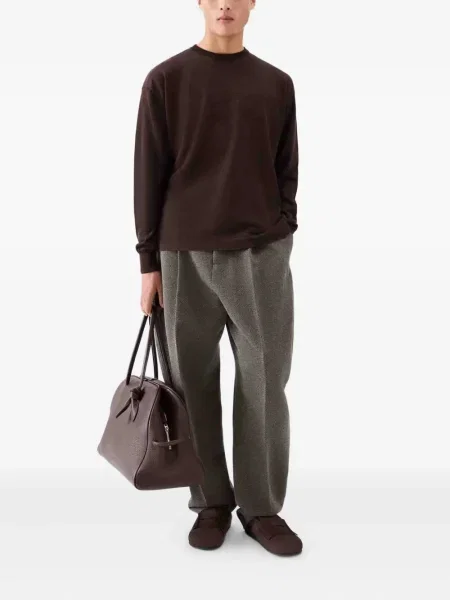 Pulover Jacquemus din jacard maro