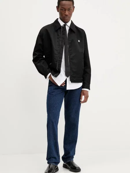 Karl Lagerfeld Jeans Jeansy Granatowy Straight Fit niebieskie
